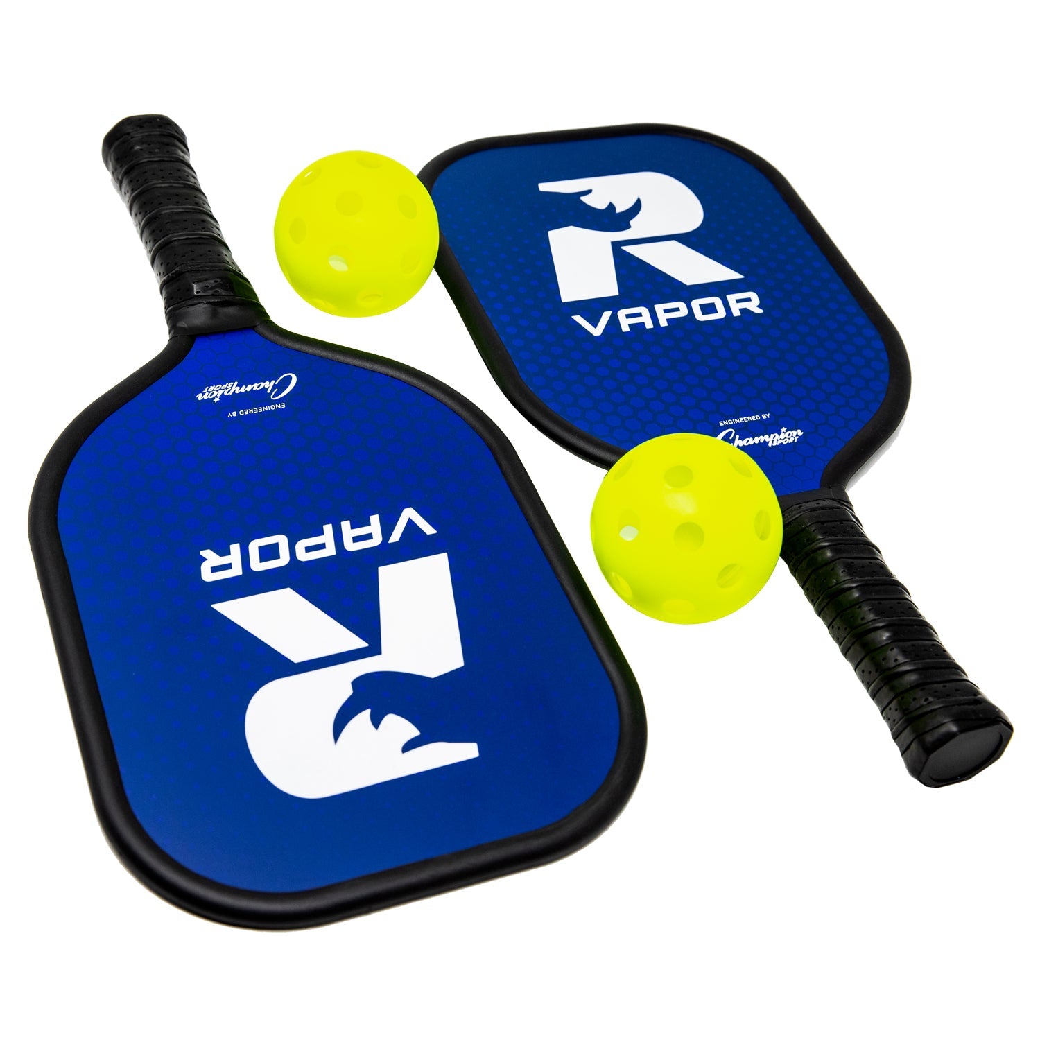 Rhino Pickleball Starter Pack — 2 Paddles + 6 Balls